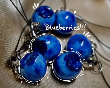 Blueberry Phone Charm