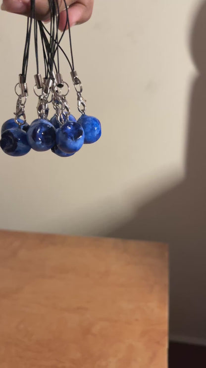 Blueberry Phone Charm